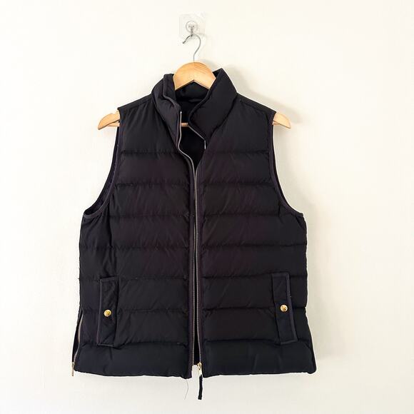 J.CREW Jackets & Blazers - J. Crew Mountain Puffer Down Filled Vest Black L